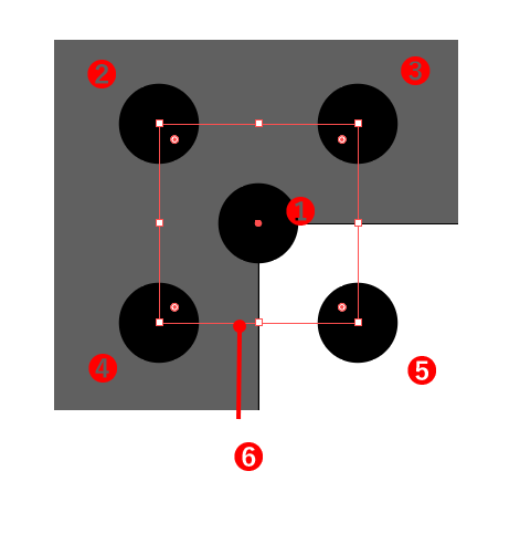 パターン枠の位置調整画像